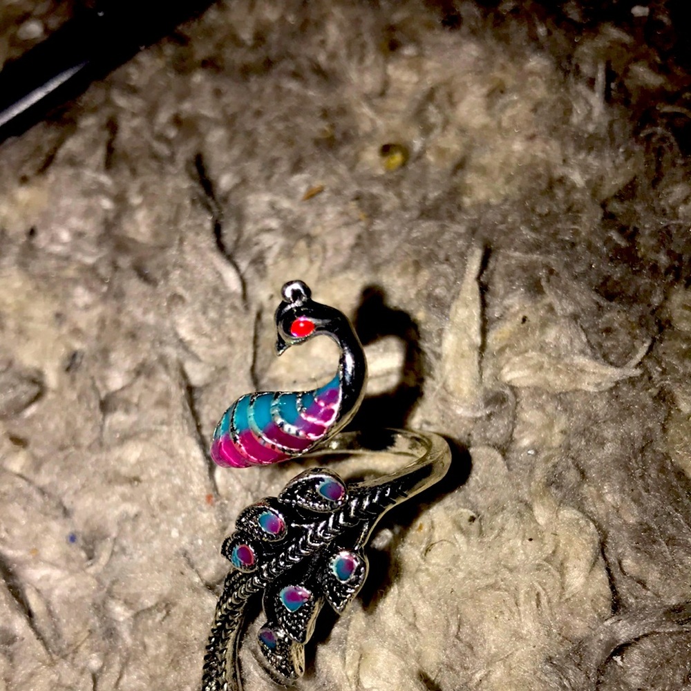 Colorful Peacock Ring